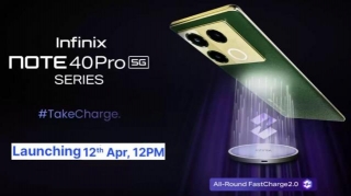 Infinix Note 40 Pro 5G Series Confirmed To Launch In India On 12th April