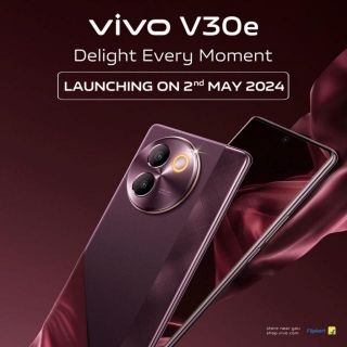 Vivo V30e Launching In India On 2nd May, To Feature Ultra-slim 3D Curved AMOLED Screen, Sony IMX882 Main Camera, 50MP Autofocus Selfie, 5500mAh Battery, And More