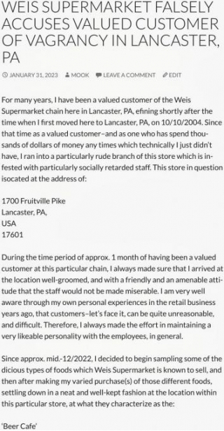 My Supermarket Reviews