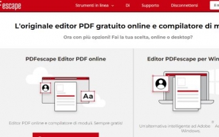 PDF Escape: modificare PDF gratis online