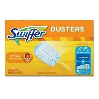 A New Deal Is Posted On The Frontpage At Slickdeals - Swiffer Dusters Dusting Kit (1 Handle + 5 Dusters) + $5 Walmart Cash $5.45