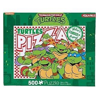 A New Deal Is Posted On The Frontpage At Slickdeals - 500-Piece Aquarius Teenage Mutant Ninja Turtles Pizza Jigsaw Puzzle $6.25