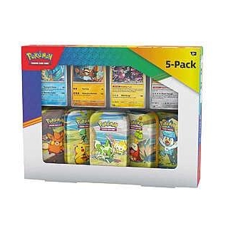 A New Deal Is Posted On The Frontpage At Slickdeals - Costco Members: Pokemon Scarlet & Violet Series 5-pack Mini Tins + 4 Promo Cards $20 + Free Shipping