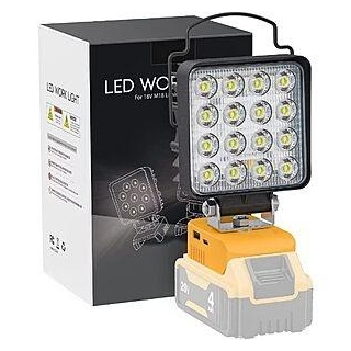 A New Deal Is Posted On The Frontpage At Slickdeals - 20V 4800-Lumen Livowalny LED Work Light (Tool Only) $13.20