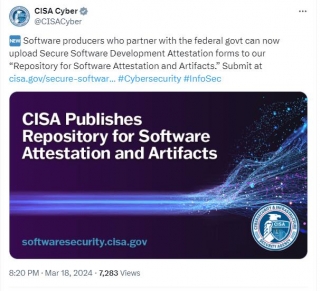CISA Launches Repository For Software Attestation And Artifacts To Strengthen Federal Cybersecurity Efforts