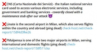 NoName Ransomware Targets Italian Giants: CNS, Linate & Malpensa Airports Affected