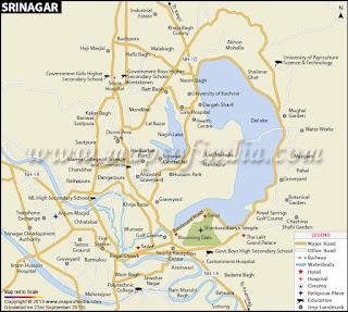 Srinagar District At Glance | JKSSB Exams MCQs - Www.kashmirstudent.com