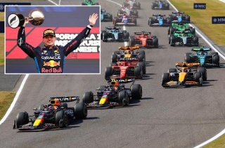 Verstappen Dominates Japanese GP; Sainz On Podium