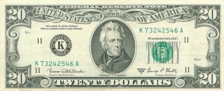 Old $20 Dollar Bill Is Real Or Fake