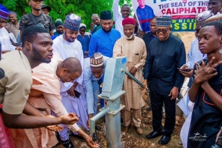 Peter Obi Visits UDUS, Commissions Water Project