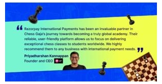 Chess Gaja Checkmating Distance Barriers With Razorpay International Payments