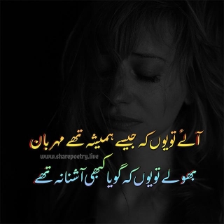 Heart-touching Sad Poetry In Urdu 2-lines 2024
