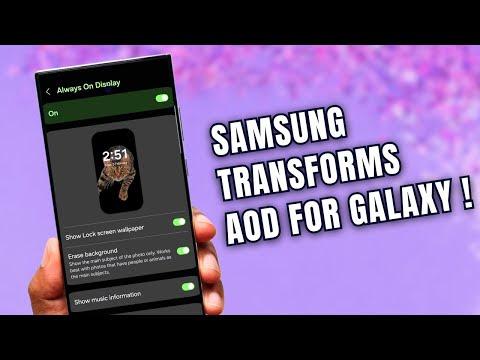 Samsung Has Transformed AOD with some Limitations on One UI 6.1