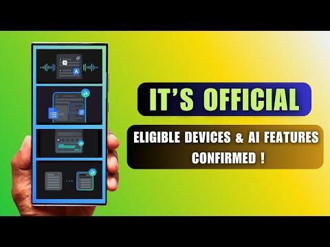 One UI 6.1 AI Features & More Eligible Devices Finally Official !