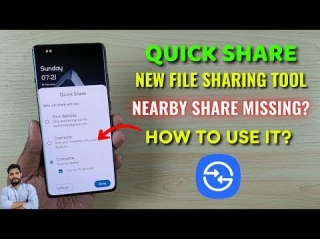 How To Use Quick Share With Nearby Share
