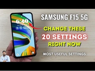 Samsung F15 5G - Change These 20 Settings Right Now