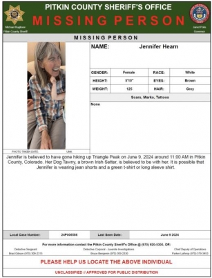 BREAKING: Search Underway For Missing Hiker Jennifer Hearn In Pitkin County
