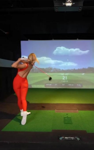 Paige Spiranac, Known As “the Perfect Woman,” Demonstrates Her Golf Talents By Jiggling In A Bodysuit.