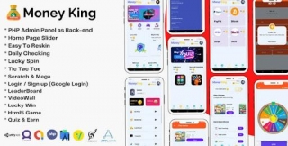 Money King  Android Rewards Earning App With Admin Panel