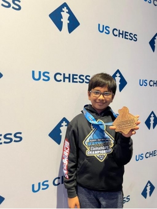 Young Chess Star Aayansh Aagarwal Shines At K-3 Open Chess Championship