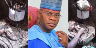Yahaya Bello Supporters Perform Rituals To Thwart EFCC Arrest (Video)