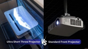 Choosing Between Ultra Short Throw Projector Vs. Standard Front Projector
