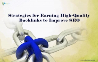 Strategies For Earning High-Quality Backlinks To Improve SEO