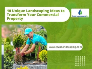 10 Unique Landscaping Ideas To Transform Your Commercial Property