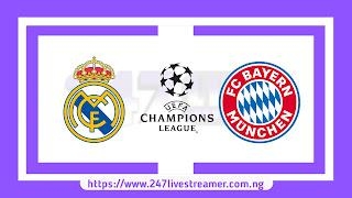 UCL '23/24: Real Madrid Vs  Bayern Munich - Match Live Stream Free, Lineups, Match Preview (Semi Final 2nd Leg)