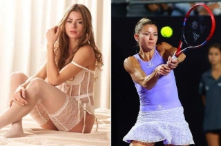 Tennis Star Who Is Lingerie Model Retires Suddenly Aged 32 Without Explanation