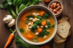 Cozy Up With A Bowl Of Vegan Upcycled Soup