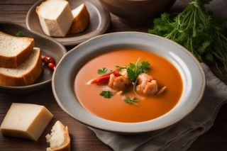Dreaming Of Lobster? Warm Up With Tofu Lobster Bisque!