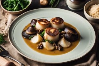 A Step-by-Step Guide To Making Vegan Scallops From Mushrooms And Wheat Gluten