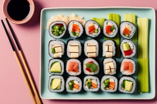Craving Sushi? Check Out These Vegetarian Rolls With Faux Tuna And Avocado!