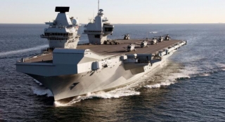 The Majesty Of HMS Queen Elizabeth Aircraft Carrier