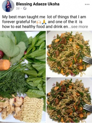 Facebook User Praises Her Best Man For Teaching Healthy Eating Habits