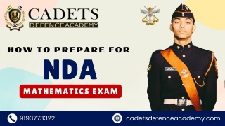 How To Prepare For NDA Mathematics Exam ?