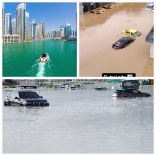 Heavy Fload Hit Dubai As Roads, Cars And Airport Runways Completely Submerged Under Water: See Details