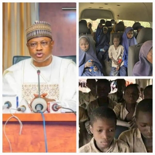 Released Kuriga Schoolchildren Reunite With Families At Kaduna State Government House After Abduction