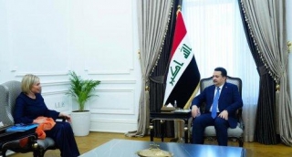 Prime Minister Of Iraq, Al-Sudani, Meets With The UN Special Representative Of The Secretary-General For Iraq