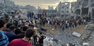 17 Killed As Israeli Strikes Hit Nuseirat, Bureij Refugee Camps In Gaza