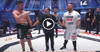 Who Won The Boxdel Vs Don Kasjo Fight At FAME MMA 20?