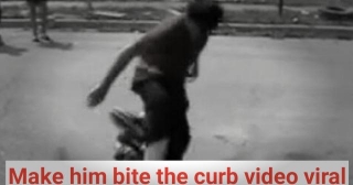 The Make Him Bite The Curb Original Trending Video Viral