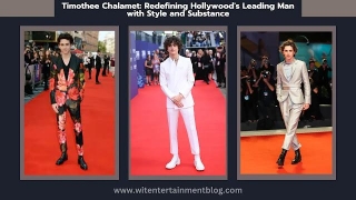 Timothee Chalamet: Redefining Hollywood's Leading Man With Style And Substance