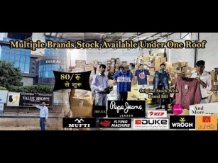 Buy Men & Women Branded & Original Garments Stock Online In India