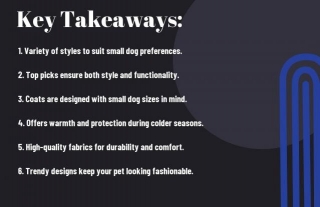 Stylish Pet Coats For Small Dogs | Top Picks