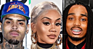 Quavo And Saweetie Apparently Reacts To Chris Brown's New Diss Track 'Weakest Link'