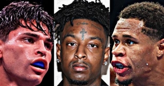 21 Savage Roasted By Ryan Garcia After Walking Out Devin Haney Ahead Of Bout | WhatsOnRap