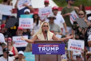 Marjorie Taylor Greene Draws Controversy By Comparing Trump To Jesus At Las Vegas Rally