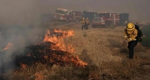 California Firefighters Contain 75% Of Corral Wildfire